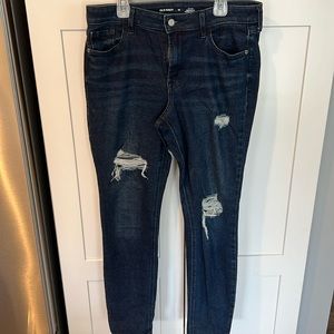Old navy mid rise rockstar super skinny jeans